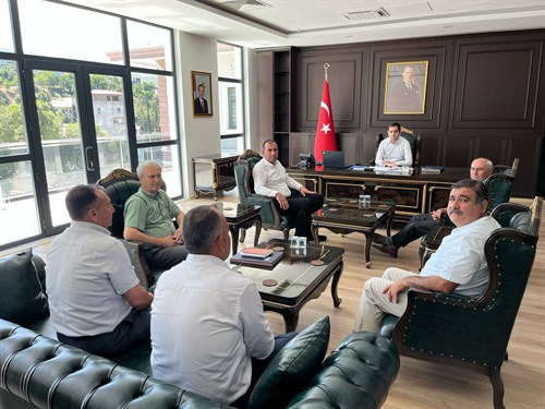 Bahçe İl Genel Meclis Üyeleri ve Beraberindeki Heyet Kaymakamımızı Ziyaret Etti