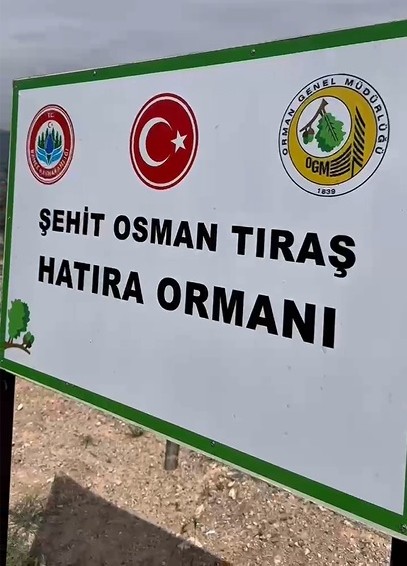 21 Ocak 2024 Tarihinde Vefat Eden Mesai Arkadaşımız Osman Tıraş Anısına, Savranlı Köyü'nde "Şehit Osman Tıraş Hatıra Ormanı" Oluşturulmuştur.